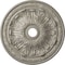 Ekena Millwork Flagstone Ceiling Medallion (Fits Canopies up to 3 7/8"), 30"OD x 3 7/8"ID x 3 1/4"P, Pearl White CM30FLPWS - alternate 1